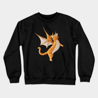 Kawaii Cat Dragon - Without Background Crewneck Sweatshirt